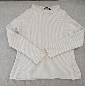 Flawed Jenni Kayne 100% Cashmere Fisherman sweater